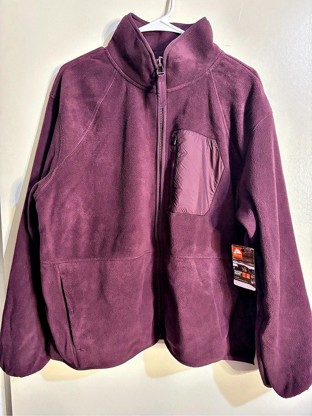 Athletic Works Purple Full-Zip Jacket